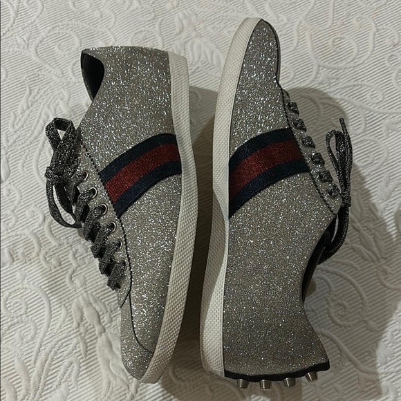 Gucci Bambi Sneakers glittery Retro-Inspired Design. Men’s size 11. Nearly new. - Picture 11 of 16